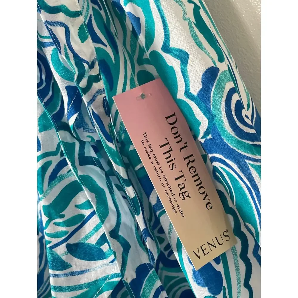 NWT Venus Ruffle High-Low Wrap Dress Size 6